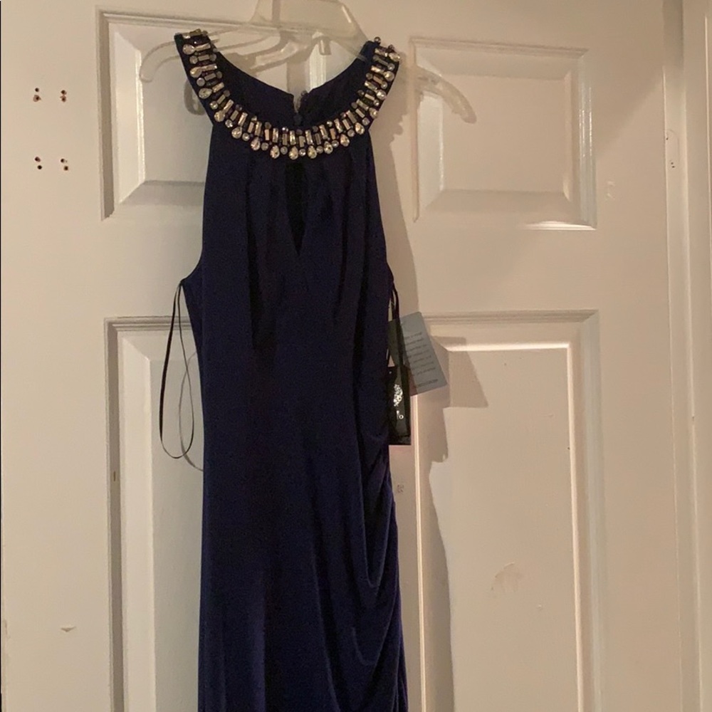 Vince Camuto long blue dress